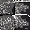 Flower Beading Lace Appliques DIY-WH0304-958-7