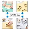 Tarnish Resistant 304 Stainless Steel Cookie Cutters DIY-E012-34-3