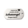 Anti-Tarnish 201 Stainless Steel Pendants STAS-R002-02P-11-1