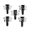Transparent Lampwork Beads FOIL-I017-01C-1