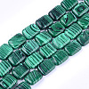 Synthetic Malachite Beads Strands G-T121-11-1