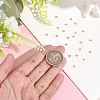 30Pcs Brass Crimp Beads KK-BBC0025-42-3