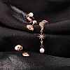 2Pairs Sterling Silver Ear Nuts STER-CN0001-07A-5