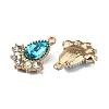 Glass Rhinestone Pendants FIND-TAC0017-07LG-02-2