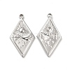 Non-Tarnish 304 Stainless Steel Pendants STAS-L020-038P-1