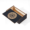 Moth Engraved Wooden Tarot Storage Boxes CON-WH0089-144A-1