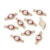 Zinc Alloy Connector Charms FIND-WH0116-33E-LG-1