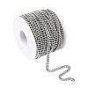 Tarnish Resistant 304 Stainless Steel Curb Chains CHS-R008-01-4
