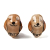 Hand-Painted Porcelain Beads PORC-R001-01E-1
