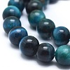 Natural Tiger Eye Bead Strands G-I224-02-6mm-3