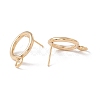 304 Stainless Steel Stud Earring Findings STAS-P308-02B-G-2