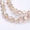 Glass Beads Strands EGLA-S056-09-3