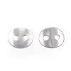 Tarnish Resistant 2-Hole 201 Stainless Steel Sewing Buttons STAS-E147-32P-2