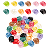 48Pcs 12 Colors Opaque Acrylic Beads SACR-PH0002-23-1