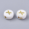 Plating Acrylic Beads X-PACR-R242-01X-2