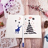 16 Sheets 16 Style PET Drawing Stencil DIY-SZ0003-80-6