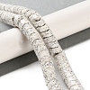 Imitation Bodhi Glazed Porcelain Beads Strands PORC-H011-02-2