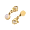 Ion Plating(IP) 316 Surgical Stainless Steel Pendant Decorations STAS-A097-04G-15-2