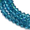 Transparent Electroplate Glass Beads Strands EGLA-A039-T2mm-L01-3