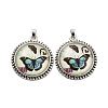 Tibetan Style Alloy Pendants TIBE-F013-01AS-A01-1