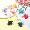 10Pcs 10 Colors Chiffon Pendants FIND-YW0003-09-5