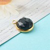 Handmade Natural Mixed Gemstone Pendants PALLOY-JF00791-4