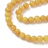 Natural Beeswax Beads Strands G-L095-B02-5mm-01-4
