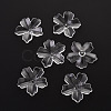 Flower Acrylic Beads TACR-YW0001-17-5