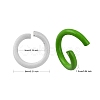 Spray Painted Iron Open Jump Rings IFIN-F149-F-3