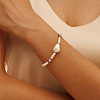 Shell Pearl Beaded Bracelets BJEW-L692-007G-3