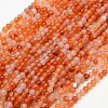 Natural Carnelian Beads Strands X-G-N0006-4mm-17-3