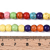 Synthetic Turquoise Beads Strands G-N352-04A-4