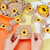 Linen Bowknot Ornament Accessories DIY-WH0430-069-3