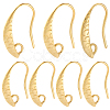 10 Pairs Brass Earring Hooks KK-BBC0027-77B-7