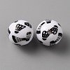 Sport Theme Opaque Resin Beads RESI-TAC0016-01-1