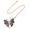 Butterfly Alloy Rhinestone Ceiling Fan Pull Chain Extenders FIND-JF00140-1