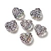 Transparent Acrylic Waffle Beads OACR-E016-01C-1