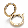 Alloy Magnetic Locket Pendants PALLOY-T052-23G-3