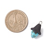 Dyed Synthetic Turquoise Pendants PALLOY-JF04264-2
