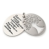 304 Stainless Steel Enamel Pendants STAS-Z126-09P-1