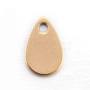 Ion Plating(IP) Stainless Steel Charms X-STAS-L211-02A-G-2