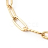 304 Stainless Steel Paperclip Chains Bracelet BJEW-JB06523-01-4