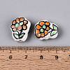 Handmade Porcelain Ceramic Beads PORC-Q005-08B-3