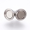 Non-Tarnish 304 Stainless Steel Magnetic Clasps X-STAS-K006-6mm-04C-3