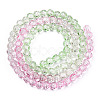 Transparent Glass Beads Strands GLAA-E036-07U-3