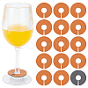 Imitation Leather Wine Glass Charms AJEW-WH0513-74-1
