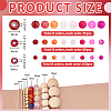 1880Pcs 24 Colors Transparent Glass Beads GLAA-PH0004-50-2