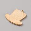 Saint Patrick's Day Alloy Enamel Pendants ENAM-WH0004-03KCG-06-2
