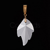 K9 Glass Rhinestone Pendants PALLOY-JF00446-04-4
