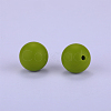 Round Silicone Focal Beads SI-JX0046A-23-2